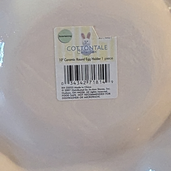 Cottontale Collections Easter  Ceramic Egg Plate Holder - Picture 7 of 8